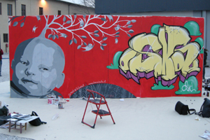 Murales di Gnob e Lauraballa