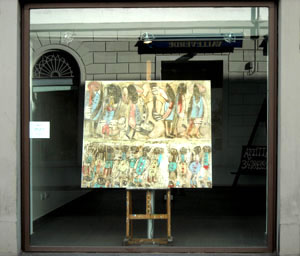 Foto quadro esposto: raffigurazione di orchestra astratta