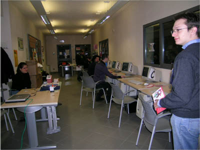 La sala dedicata ai giochi per pc e linux 