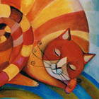 Opera "Gatto chiocciola" di Lauraballa