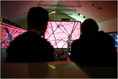 Foto di installazione luminosa