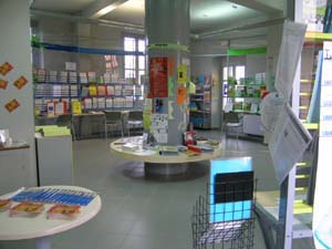 Foto dell'interno del Punto Giovani Europa