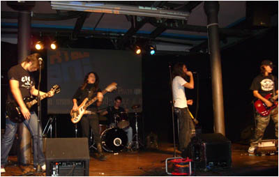 Concerto di una band di Bancorock 