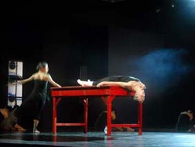 Ballerini della compagnia Effemme by sul palcoscenico di danza in fiera 