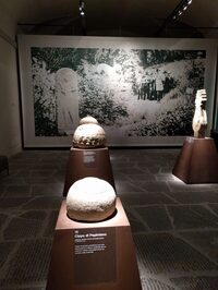 foto della mostra "L'ombra degli Etruschi" visitabile a Palazzo Pretorio