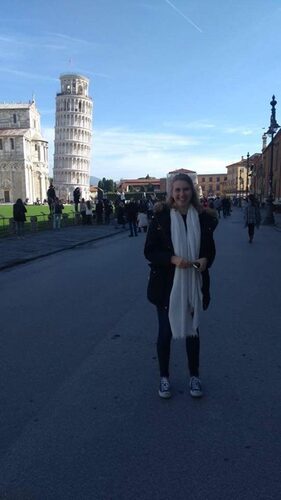 Sybille a Pisa in visita